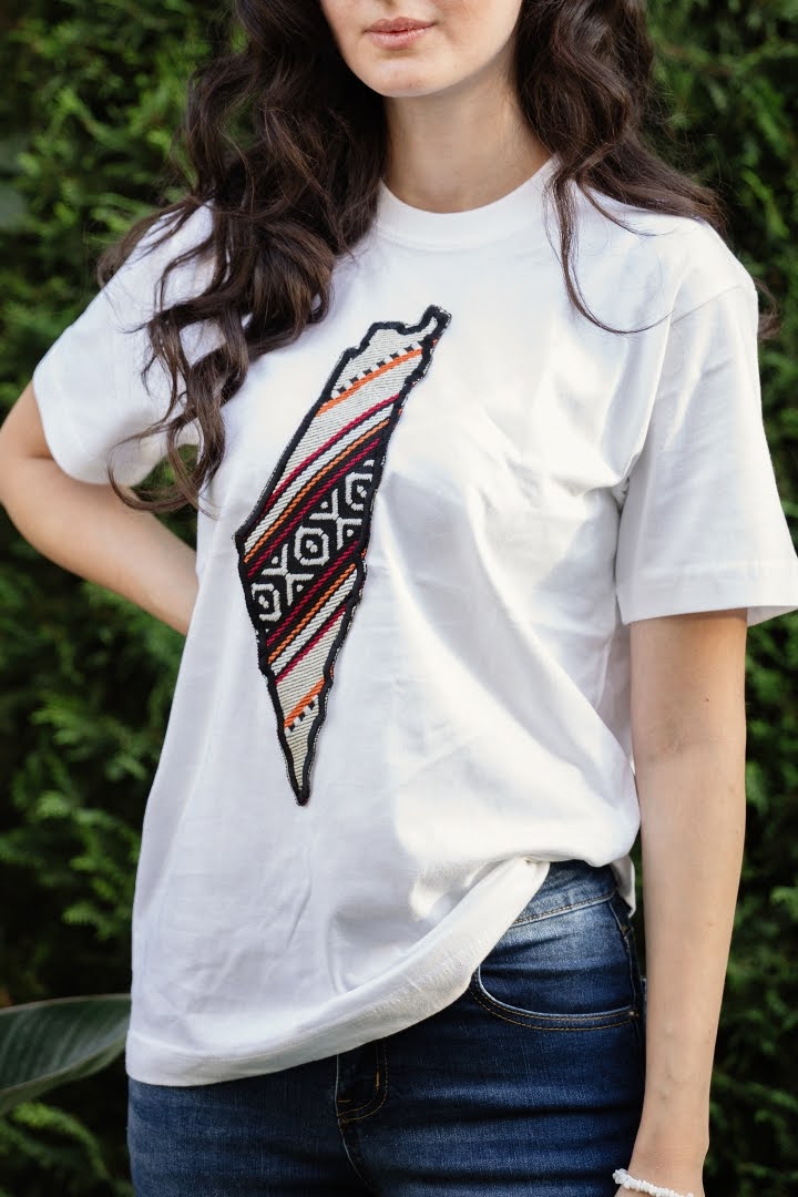 Palestinian Design Teeshirt - Virtual Bazaar Jordan