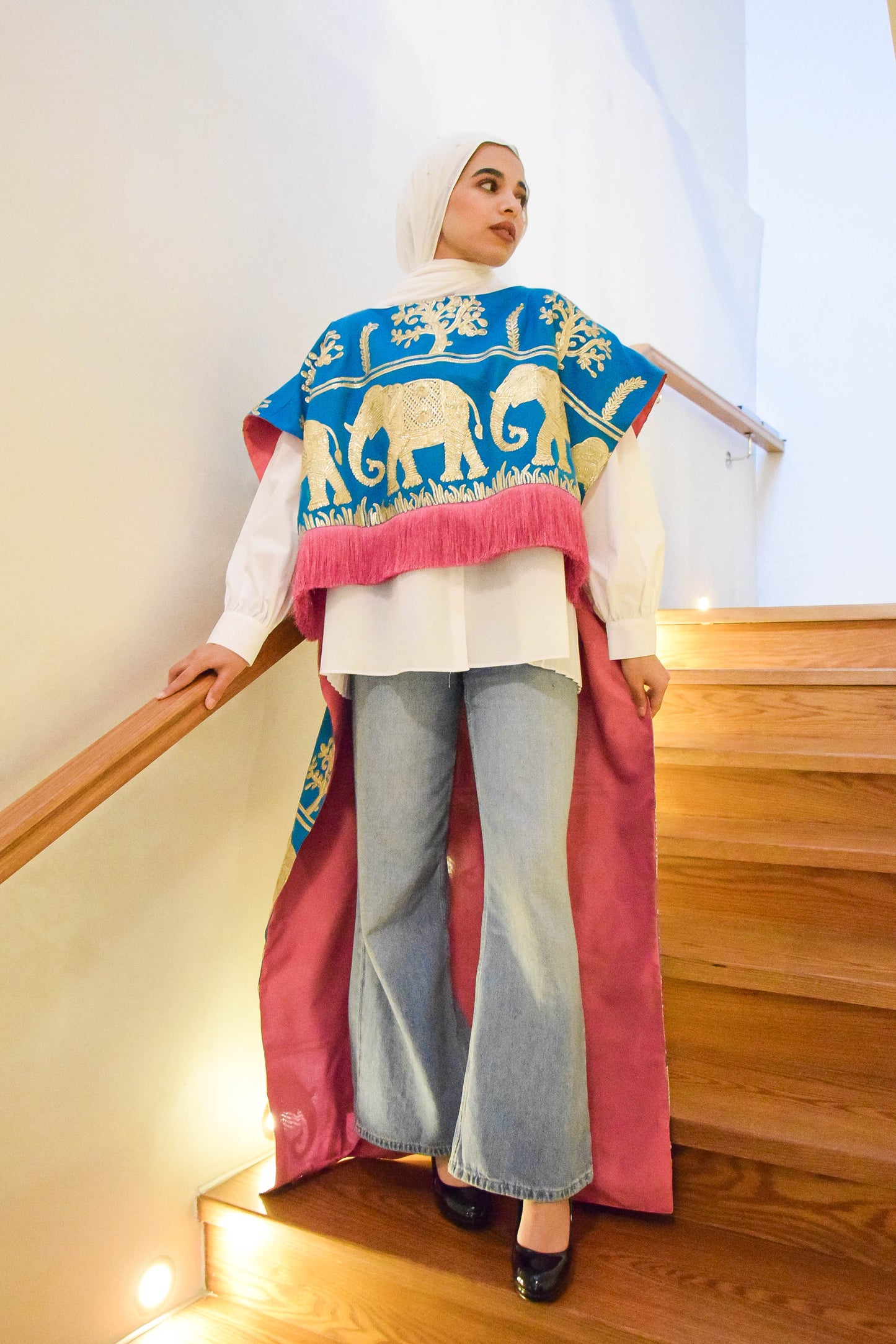 Blue Elephant Abaya, From Ward By Safa