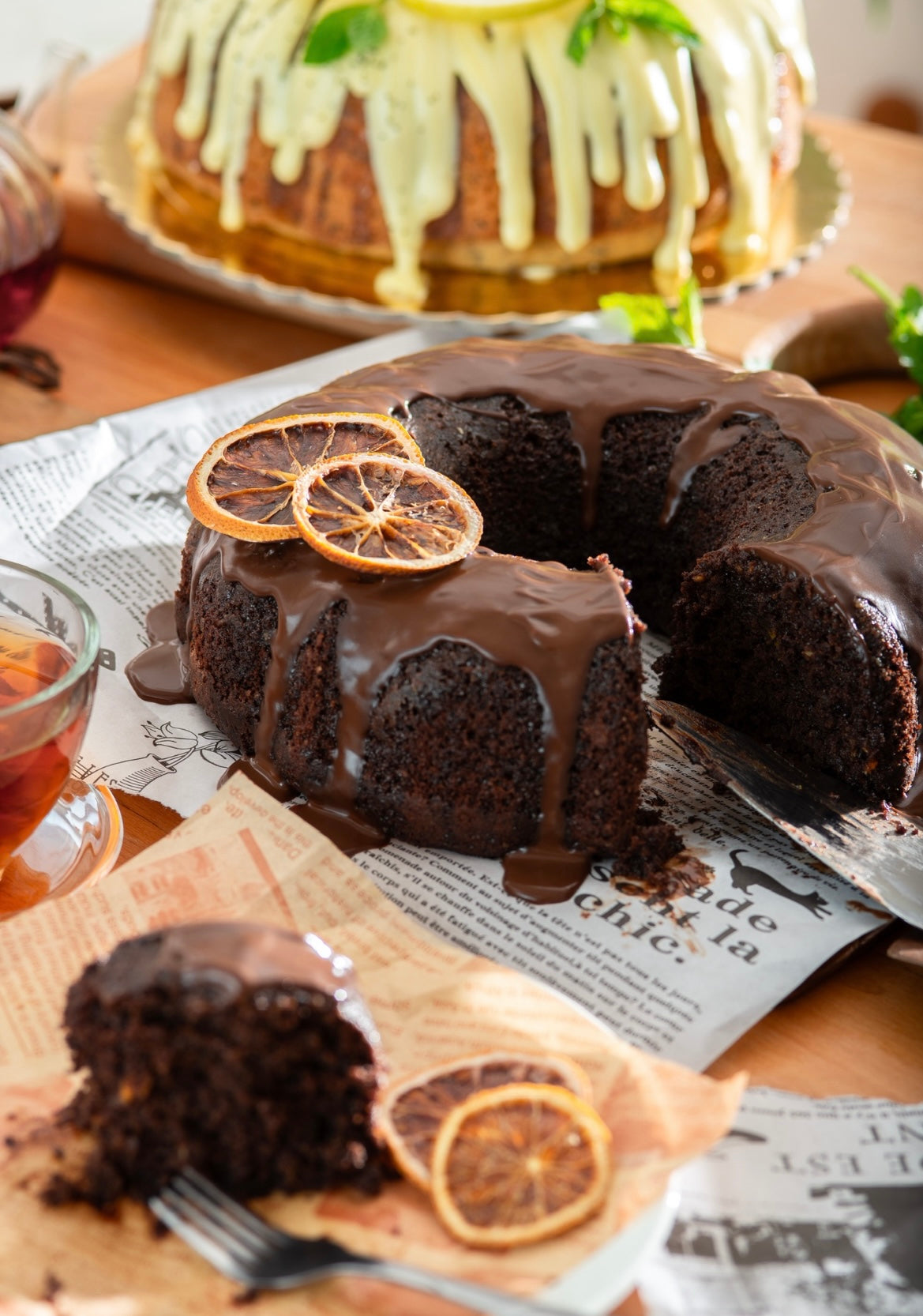 Orange Chocolate Cake - Virtual Bazaar Jordan