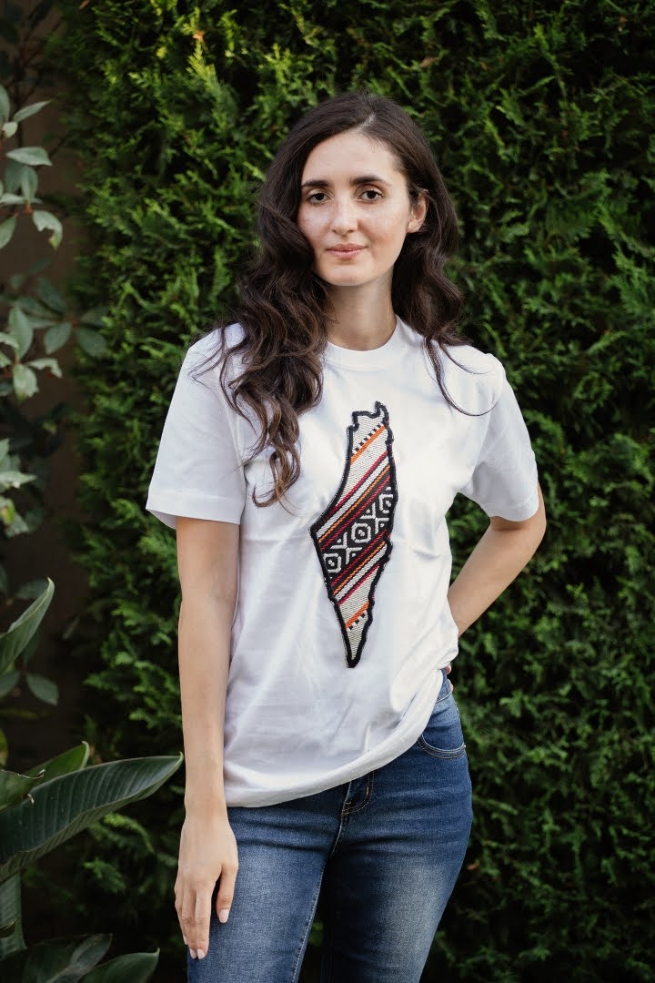 Palestinian Design Teeshirt - Virtual Bazaar Jordan