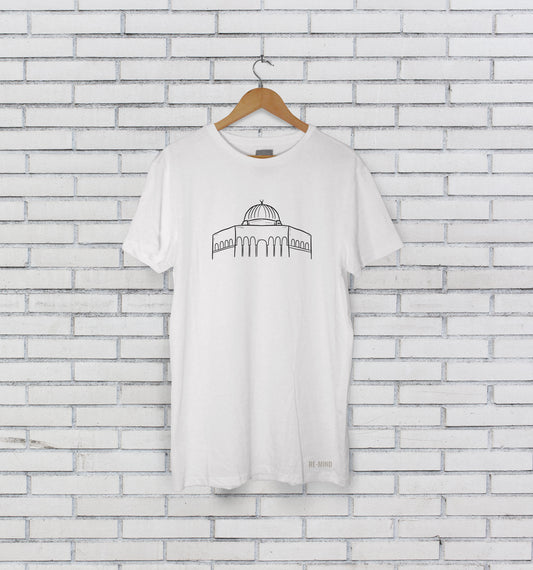 Palestine Al Aqsa print Teeshirt, by Re-Mind