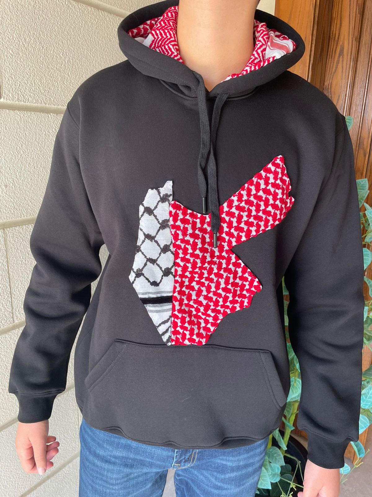 Palestinian/Jordanian Design hoodie, by Dimazign