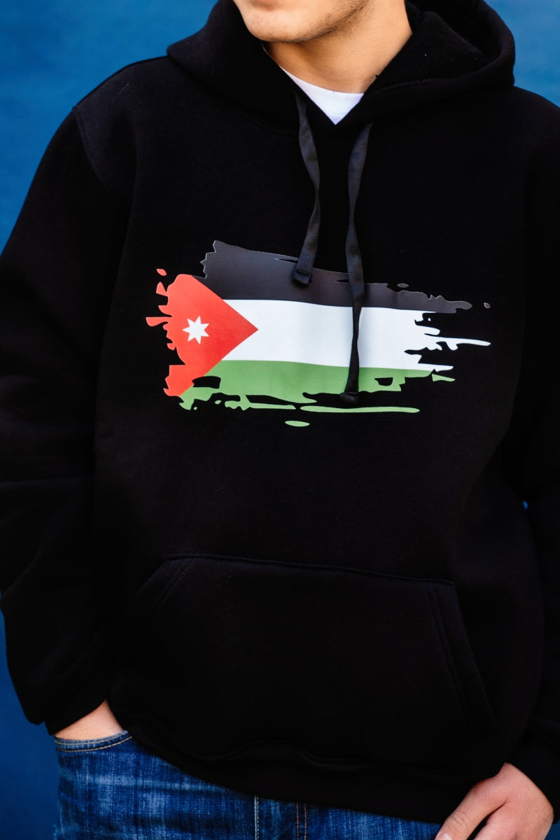 Jordan Flag Print Hoodie, From Re-Mind