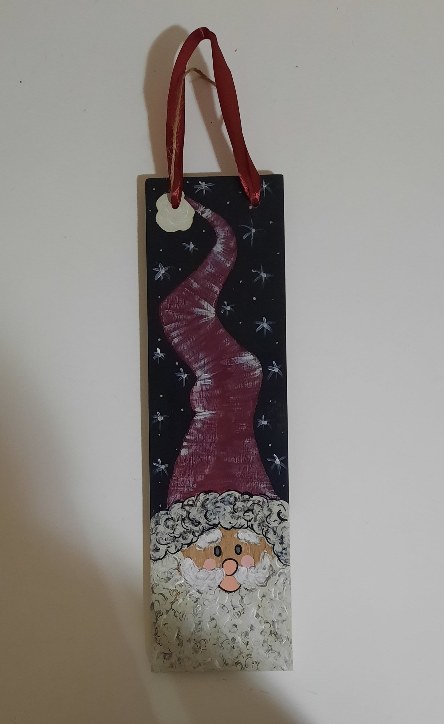 Christmas Wooden Hanger-Acrylic Paint, By Grasso's Art