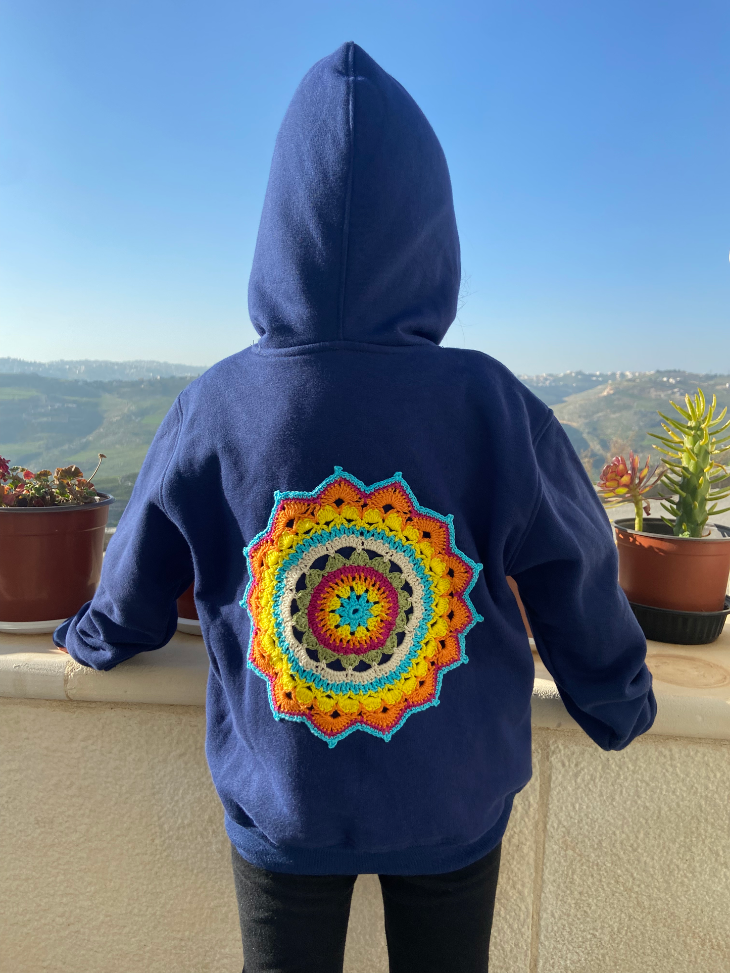 Egyptian cotton hoodie, From Nabila's Creations
