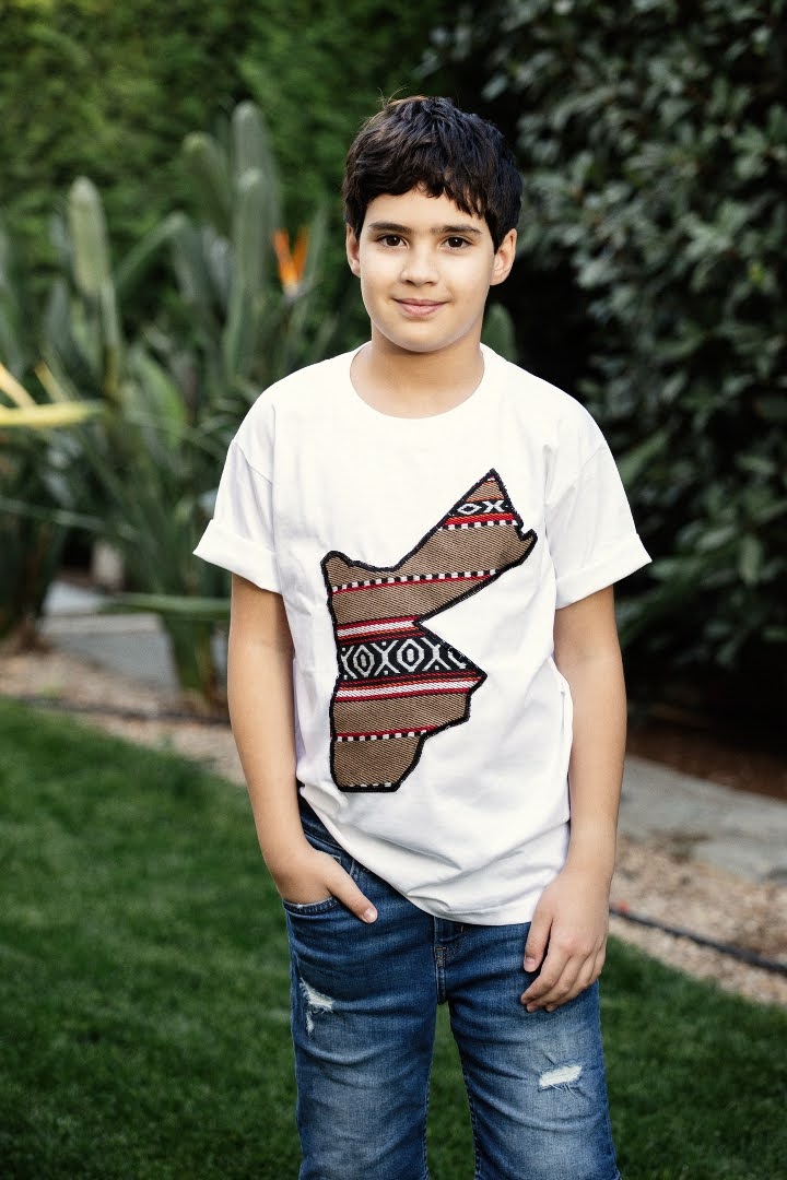 Jordanian Design kids Teeshirt, by Dimazign