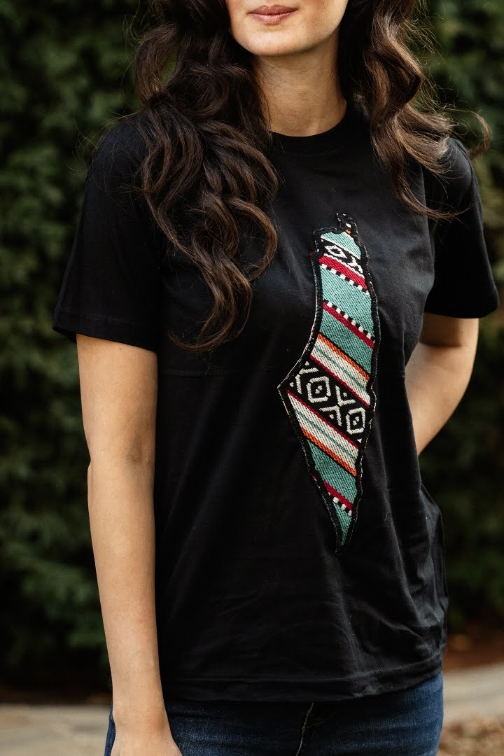 Palestinian Design Teeshirt - Virtual Bazaar Jordan