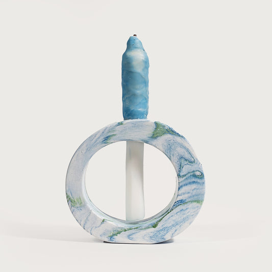 Circular Stone candle , by MonArtist