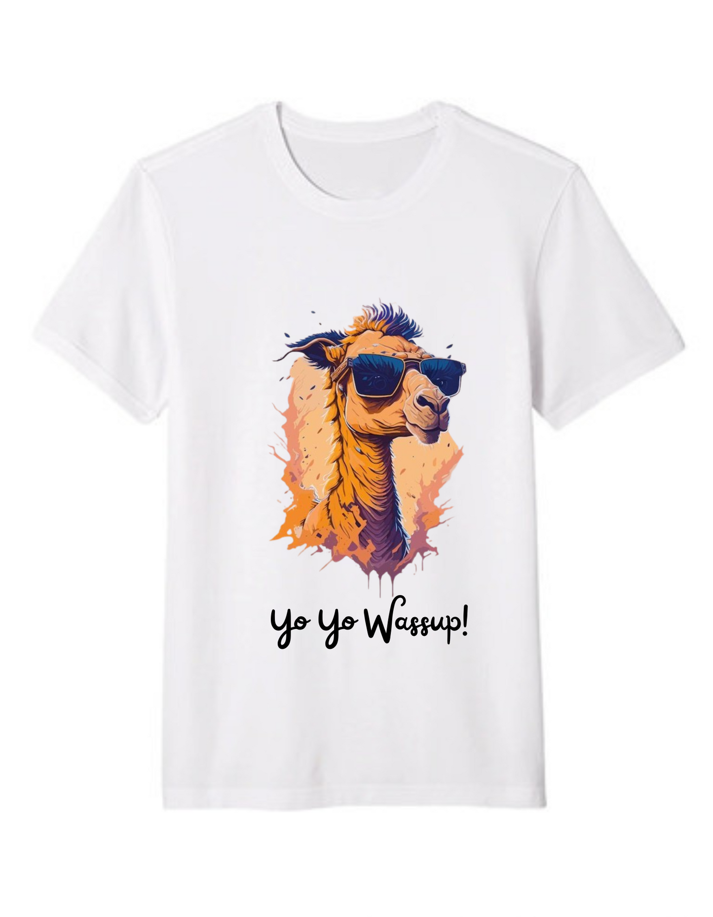 Camel with Glasses Tshirt - From Re-Mind