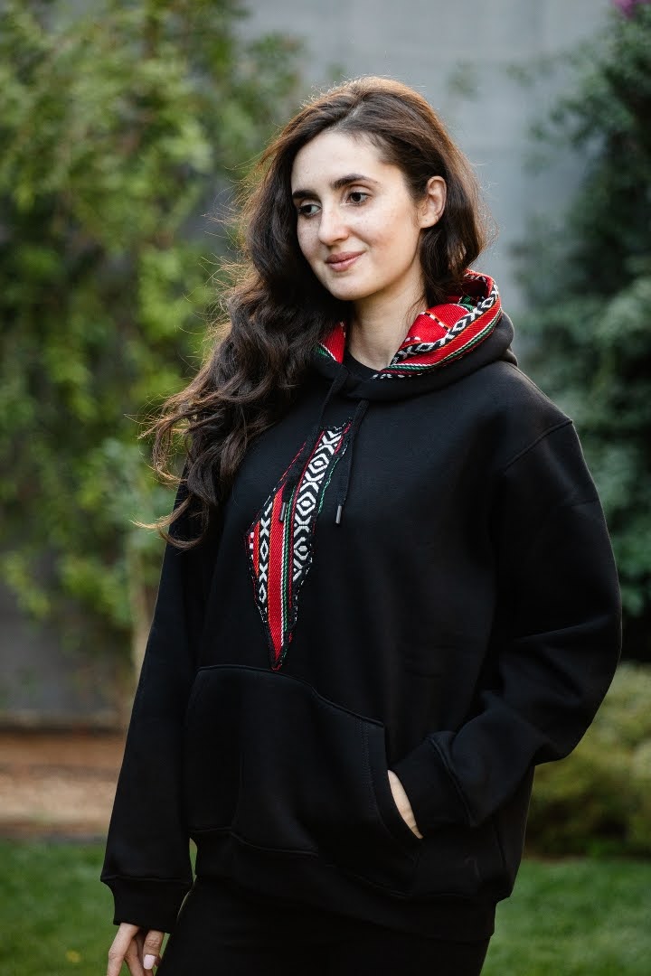 Palestinian Design Hoodie, by Dimazign