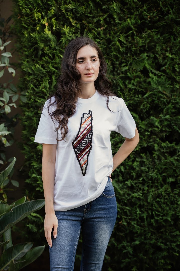 Palestinian Design Teeshirt - Virtual Bazaar Jordan