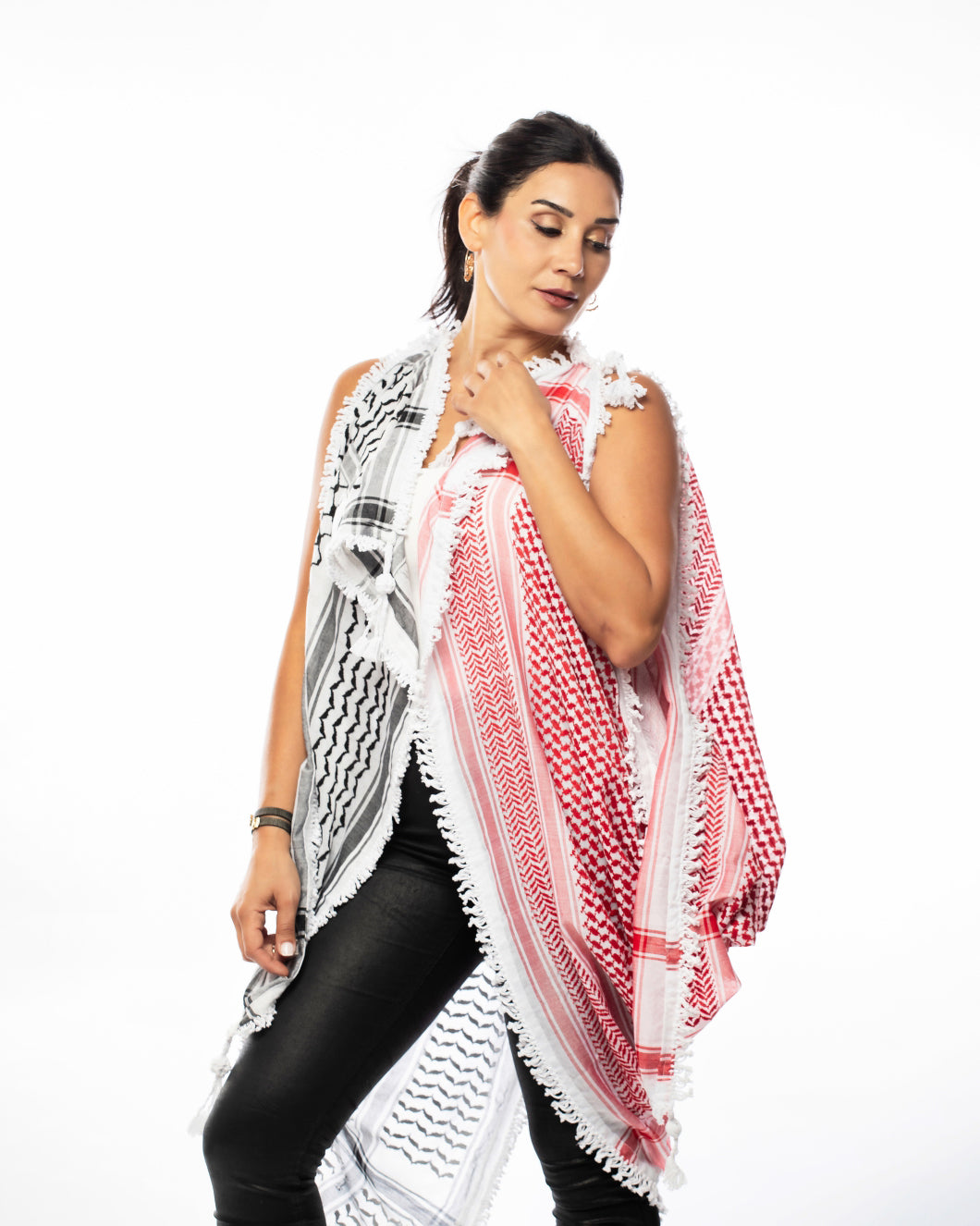 Shemagh Vest, From Kanz - Virtual Bazaar Jordan