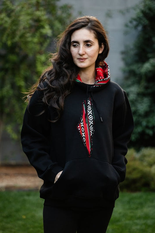 Palestinian Design Hoodie, by Dimazign