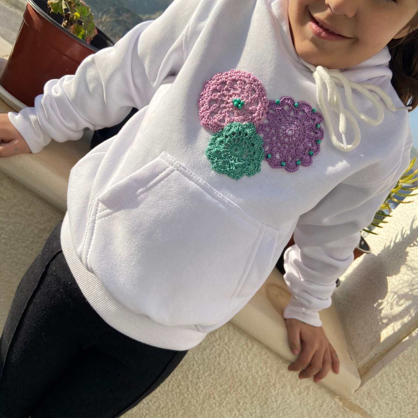 Egyptian cotton hoodie, From Nabila's Creations