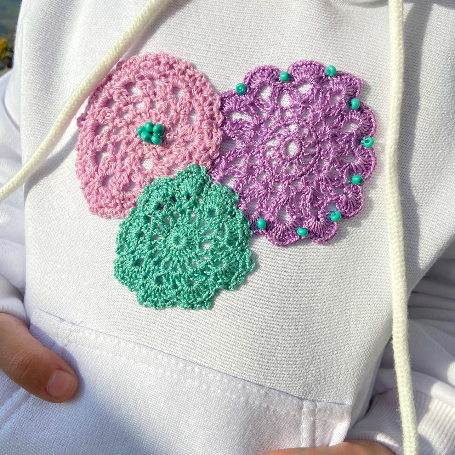 Egyptian cotton hoodie, From Nabila's Creations