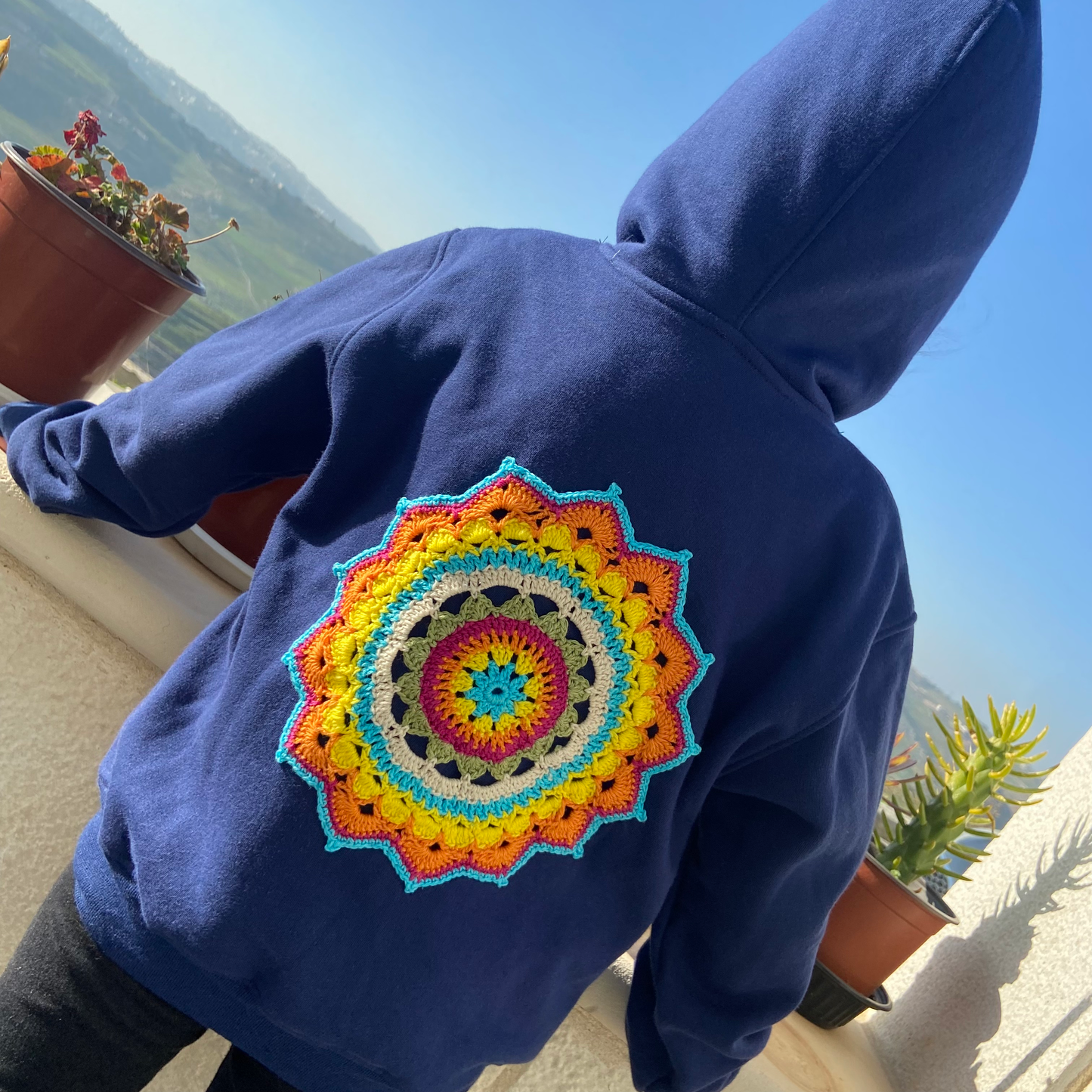 Egyptian cotton hoodie, From Nabila's Creations