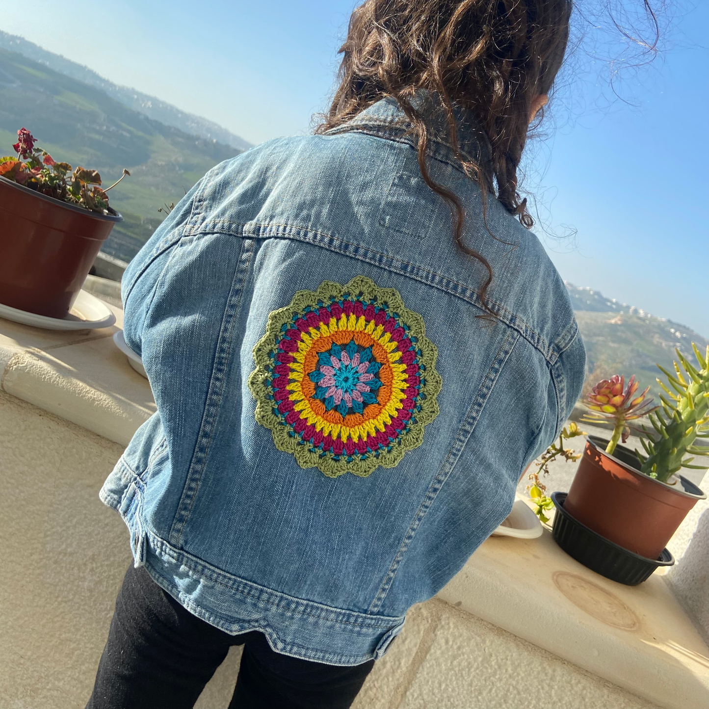 Jeans jacket, from Nabila's Creations