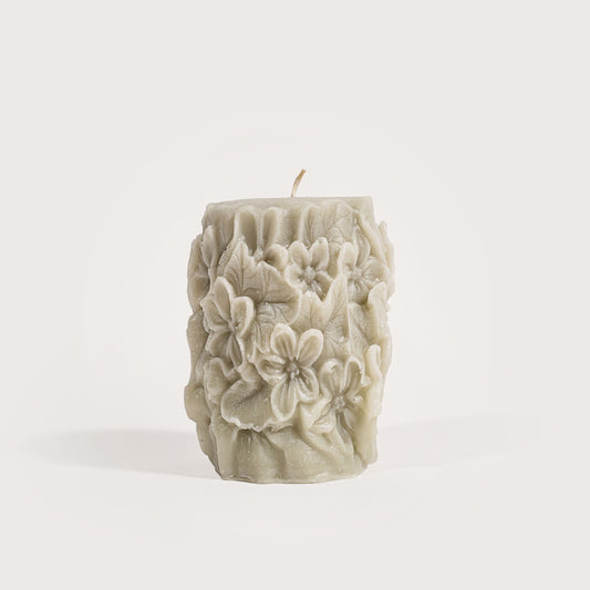 Flower Lady candle, by MonArtist