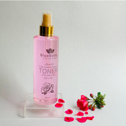 ‏ Rosewater & Alovera Toner, By Blueberry