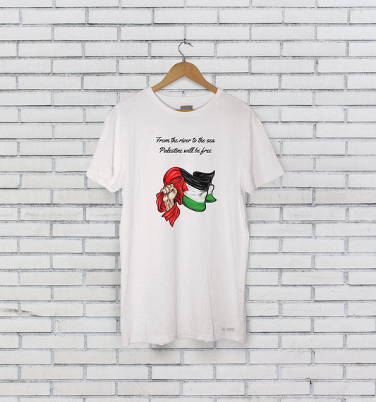 Free Palestine Teeshirt, by Re-Mind