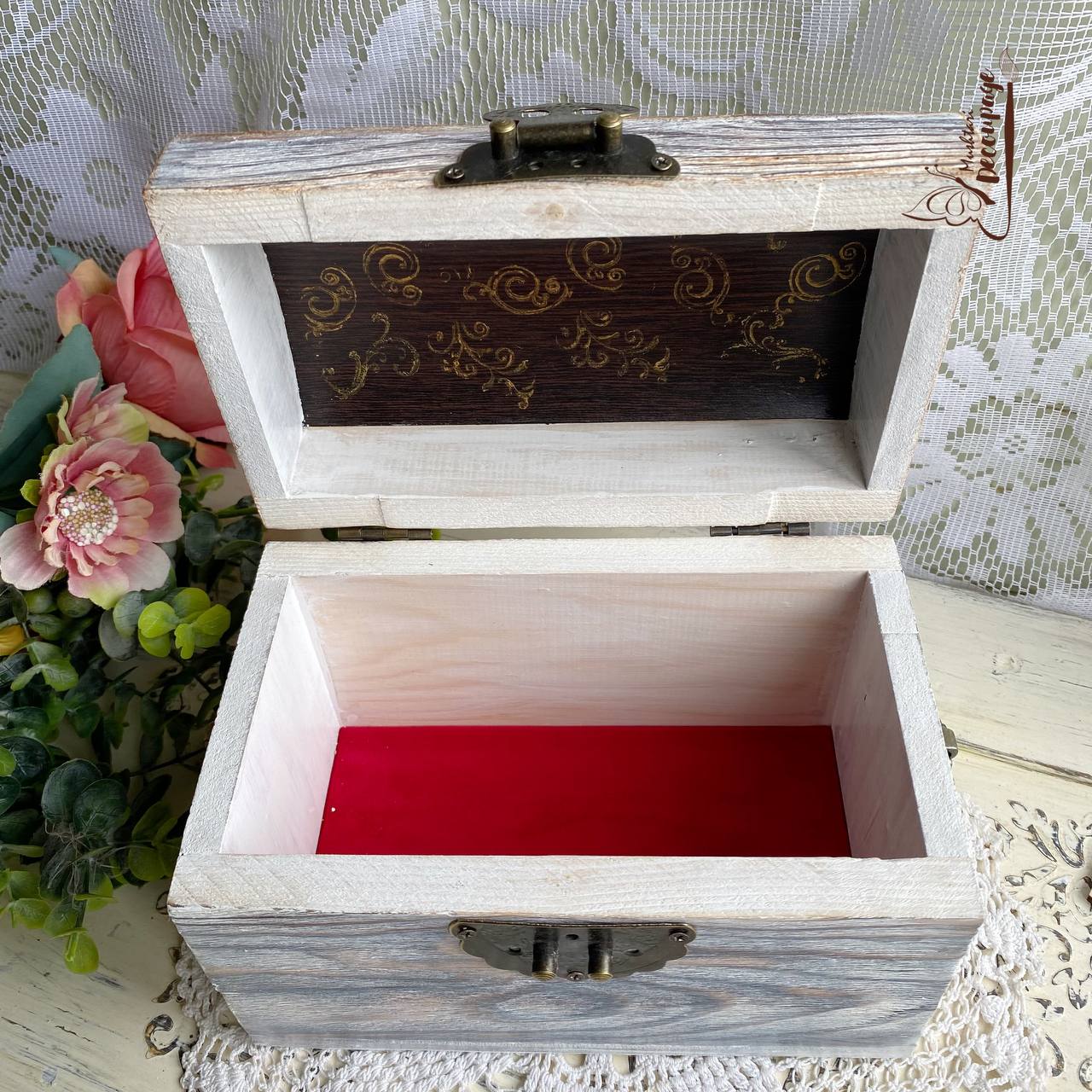 Wooden Box (9*12*12cm), From Mushtari Decoupage