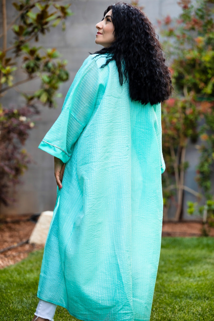 Baby Blue Summer Kimono, From Wisam Collection