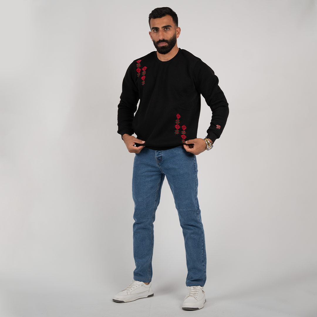 Men Balat Sweatshirt (Tiles) - Virtual Bazaar Jordan