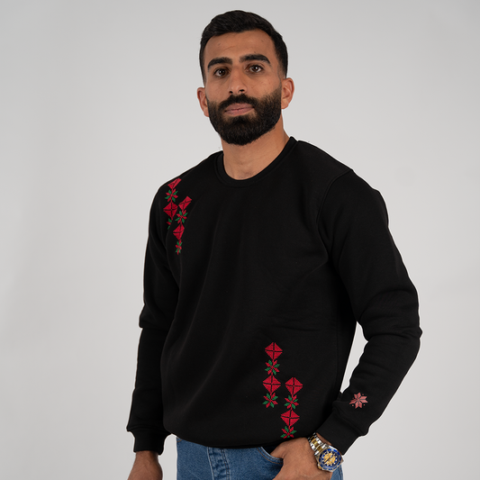 Men Balat Sweatshirt (Tiles) - Virtual Bazaar Jordan