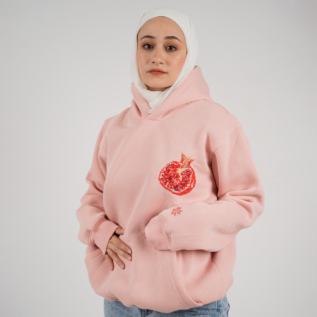 Rumman Hoodie (pomegranate)