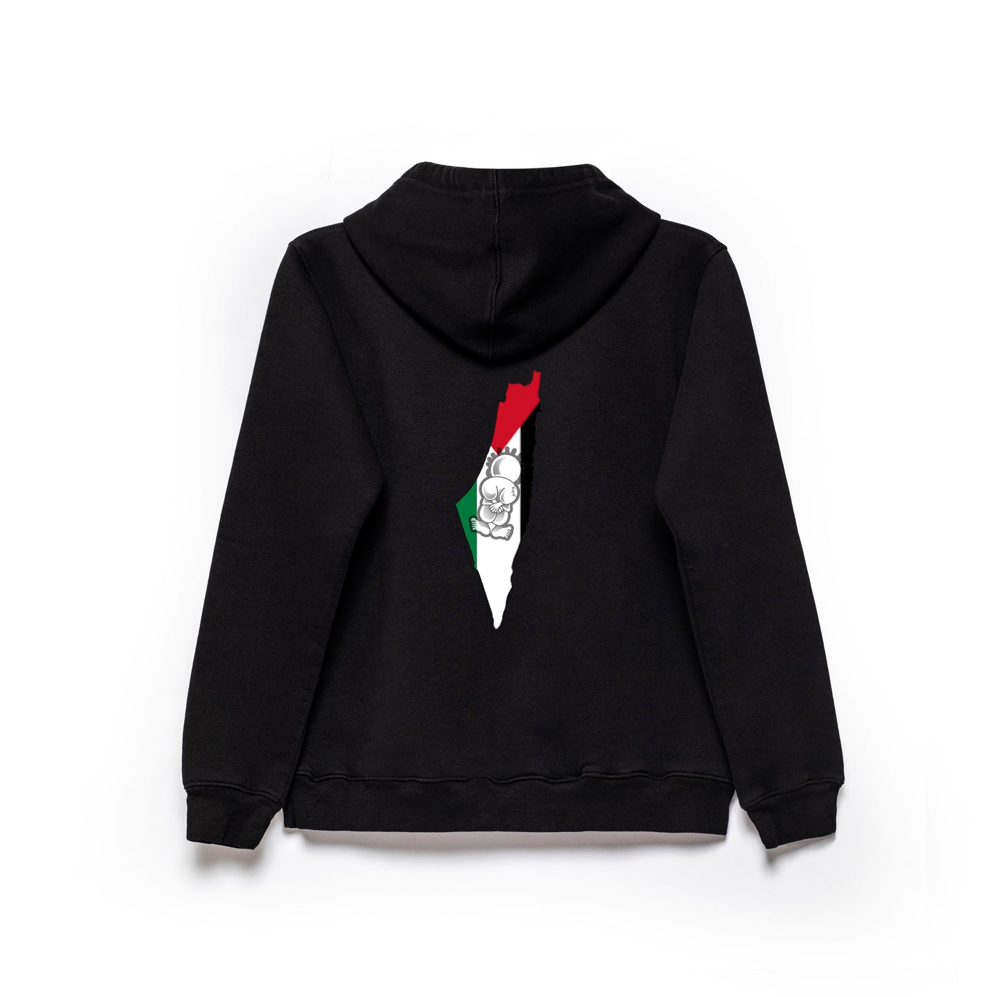 Palestinian print Hoodie, by Re-Mind