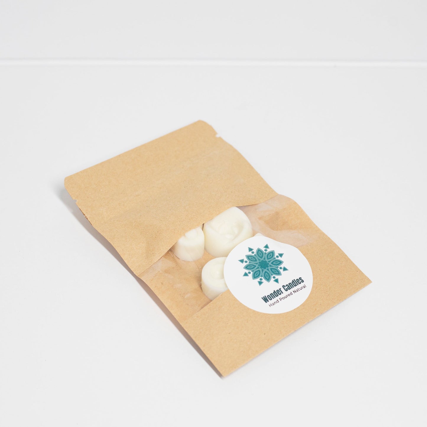 4 - Wax Melts Pack, Rose with Coconut and Oud, 25g - Wonder Candles