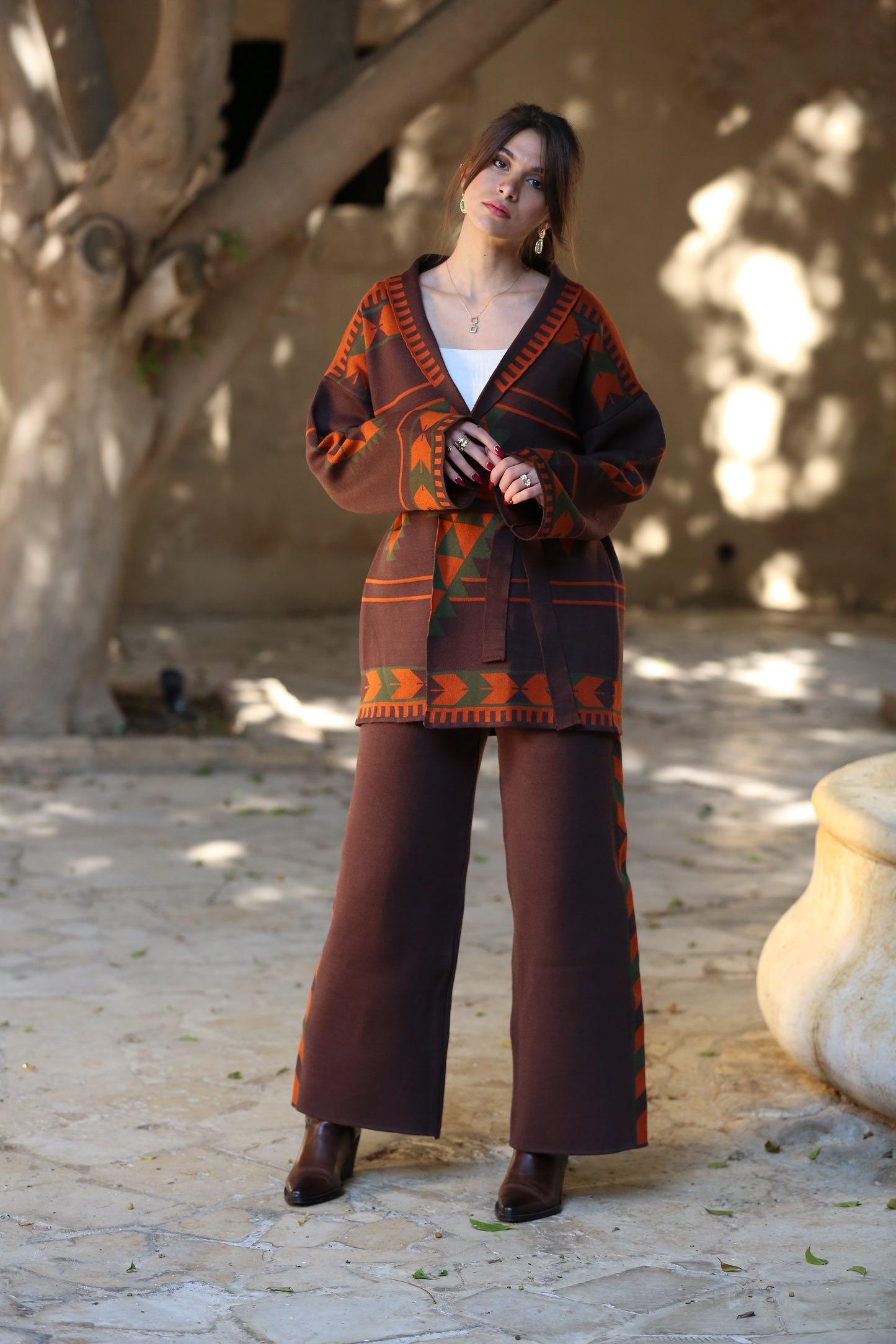 Zuwwadeh - Knitted Sadu Set