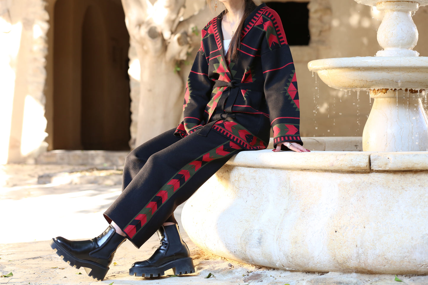 Zuwwadeh - Knitted Sadu Set