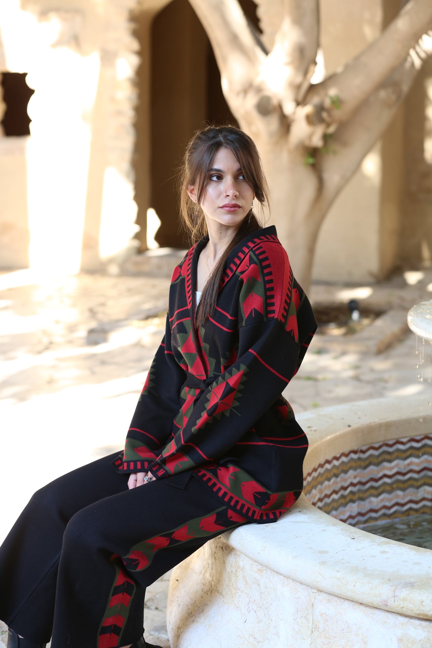 Zuwwadeh - Knitted Sadu Set