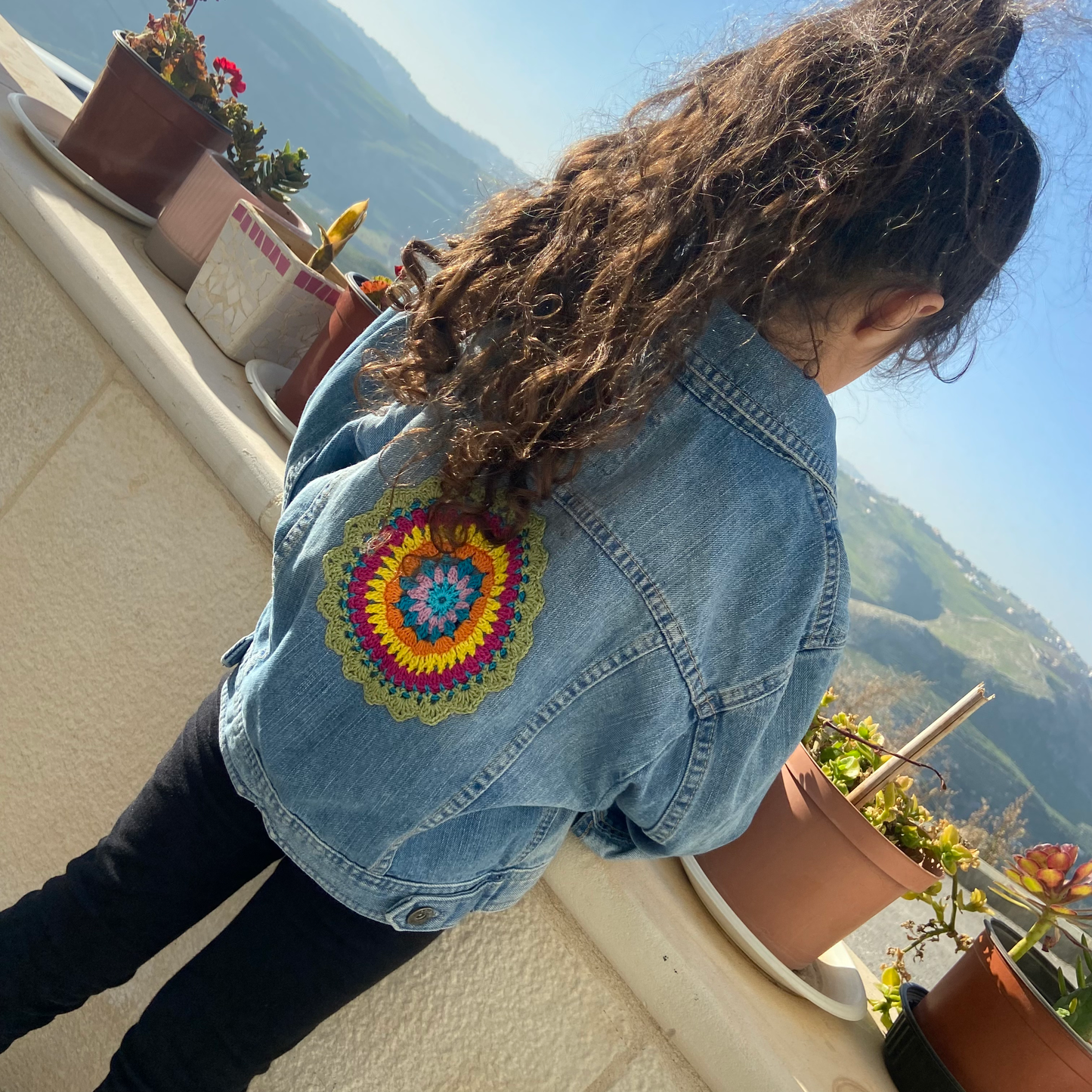 Jeans jacket, from Nabila's Creations