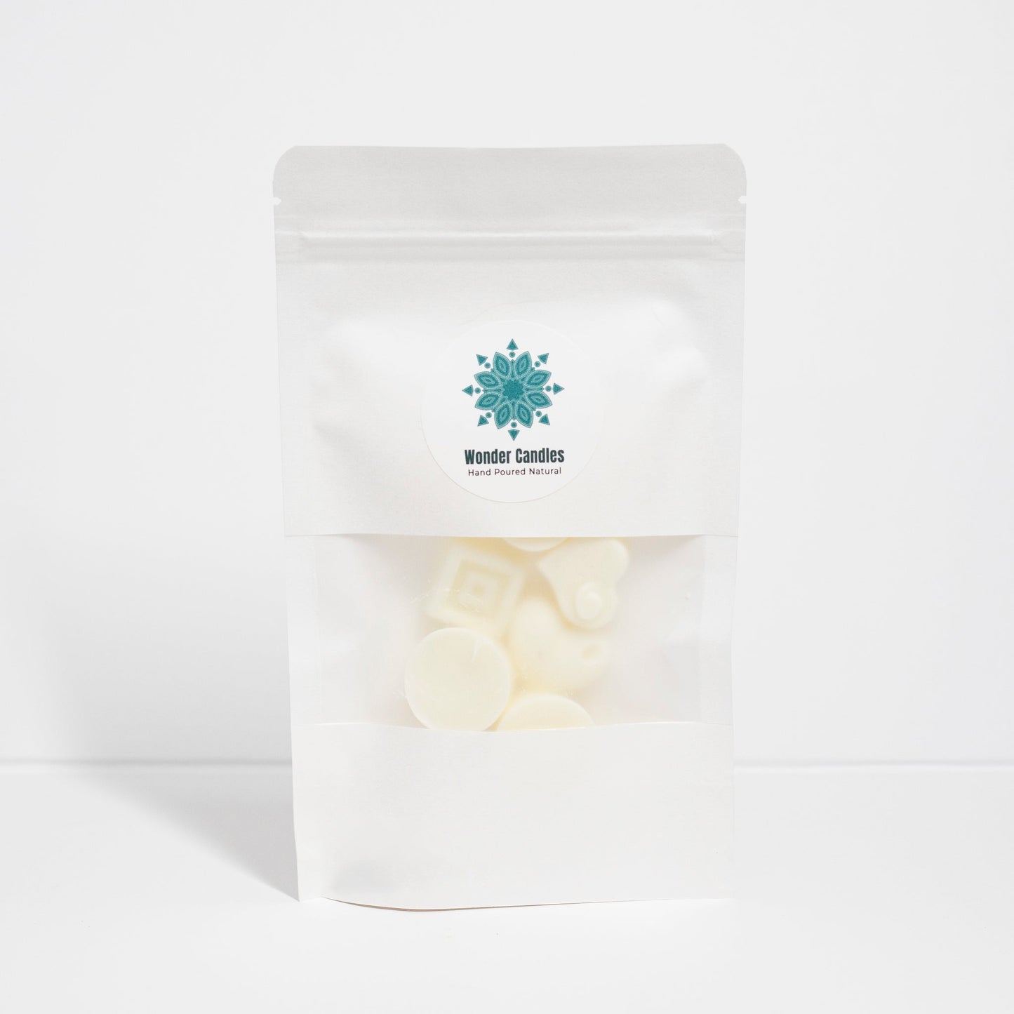 7 - Wax Melts Pack, Rose Water and Musk, 40g - Wonder Candles