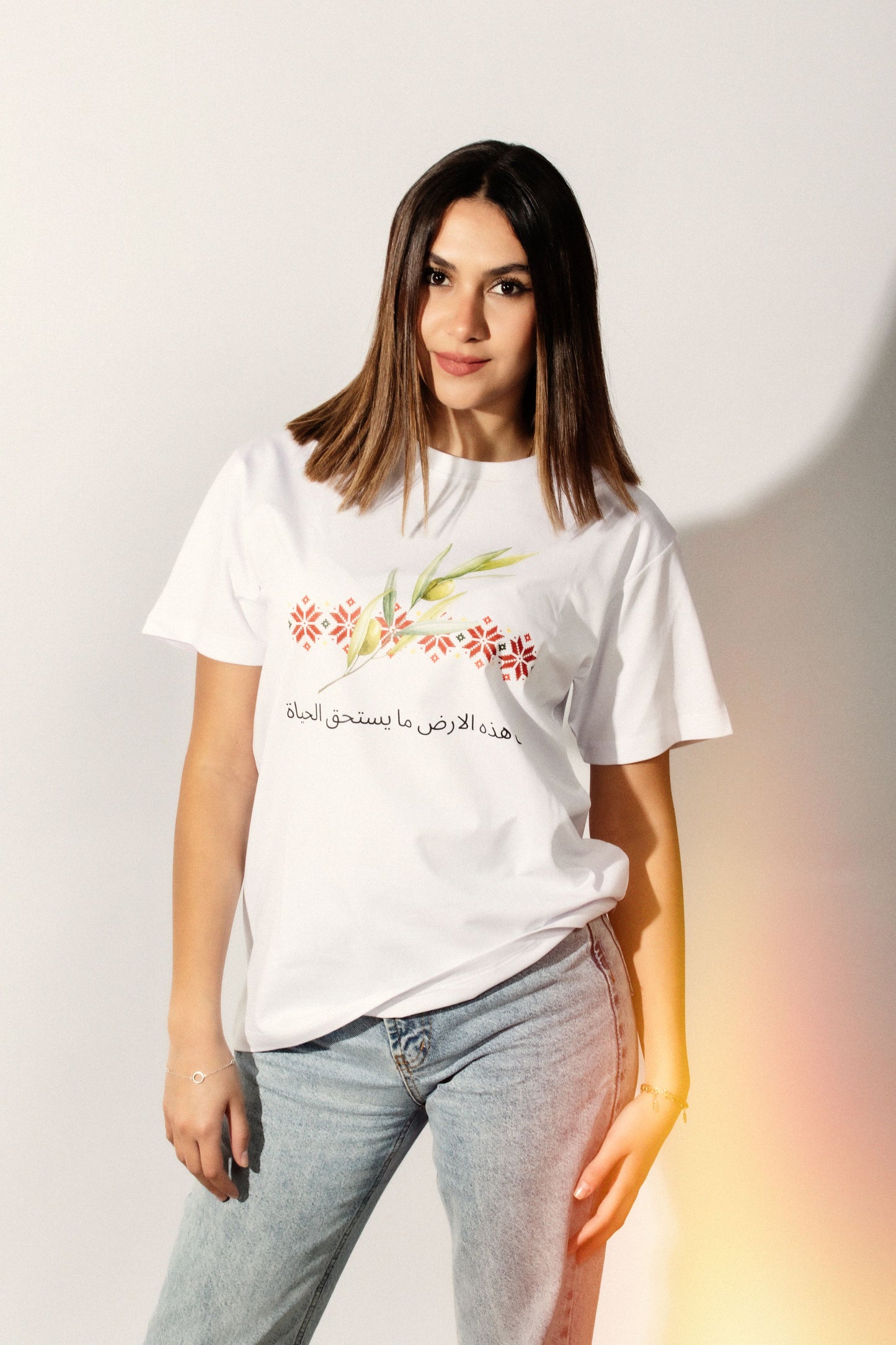 Palestinian Design printed Teeshirt, by Re-Mind