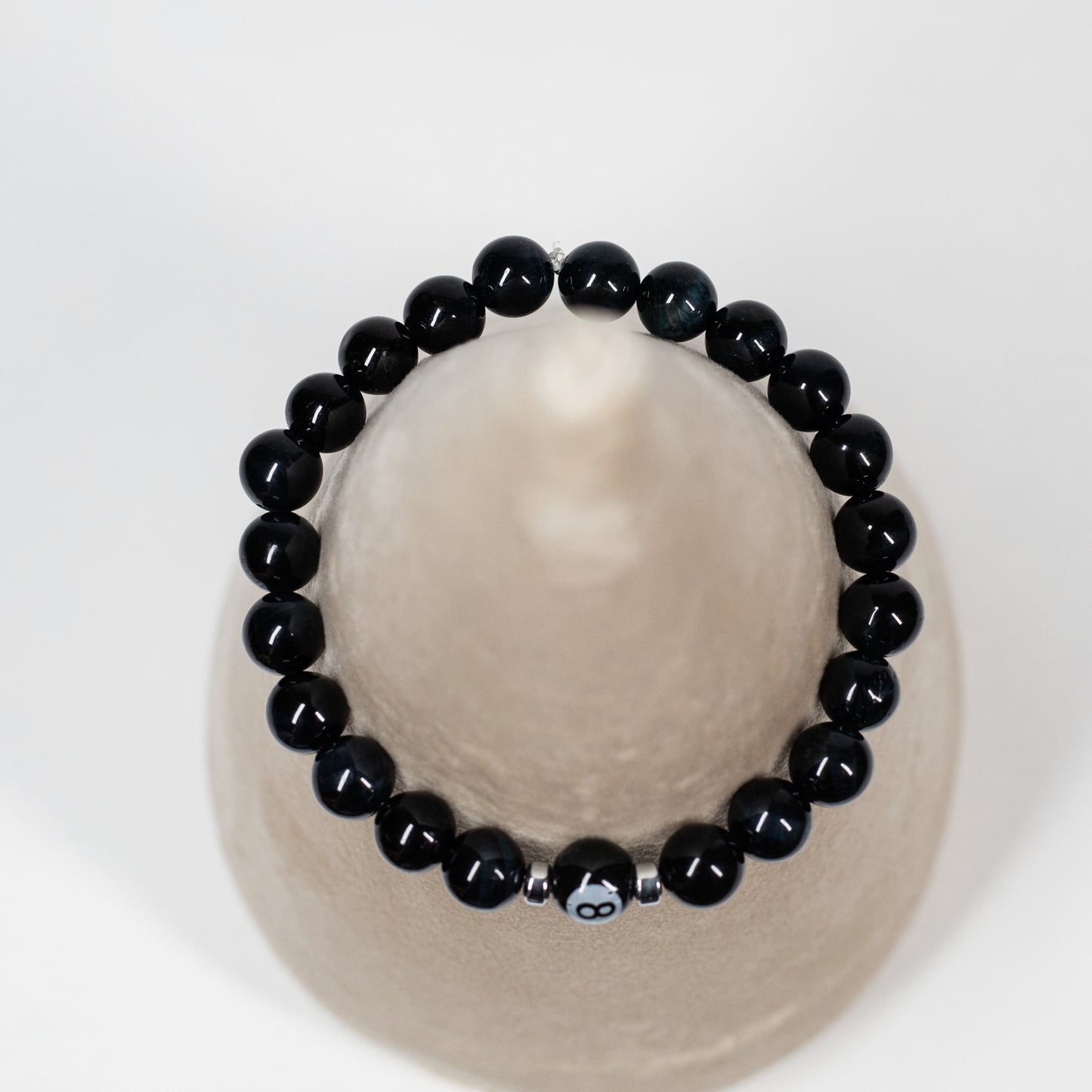 Men’s Black Onyx Bracelet, by Beadazzled