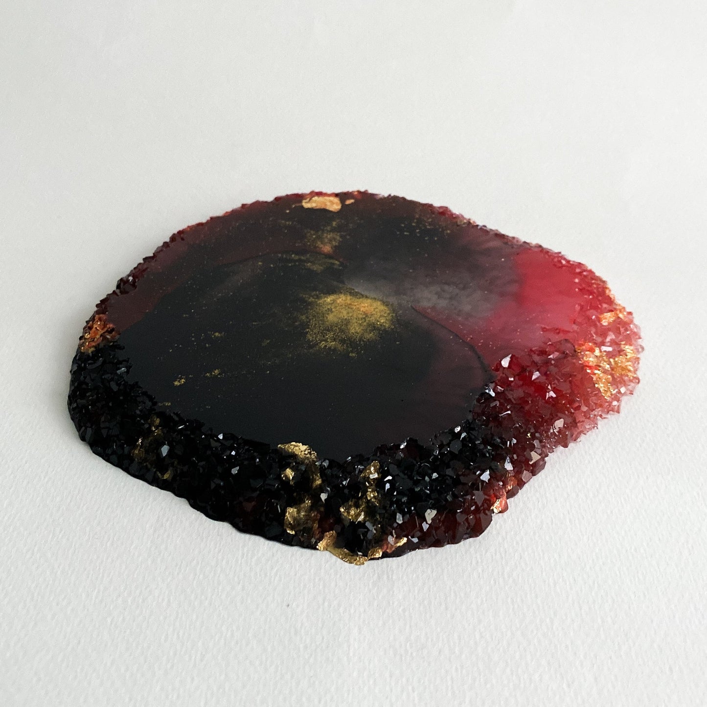 Resin Coaster, Pomegranate Collection