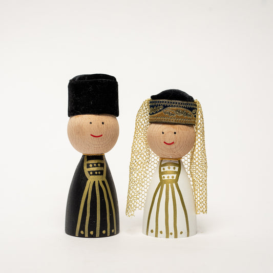 Circassian Couple Doll Set