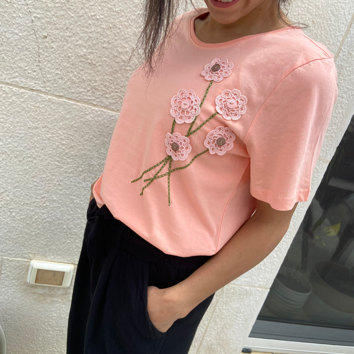 Floral T-shirt, by Nabila's Creations