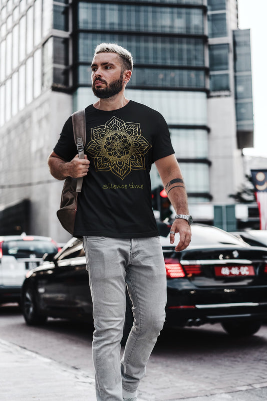 Gold Mandala Teeshirt, by Re-Mind