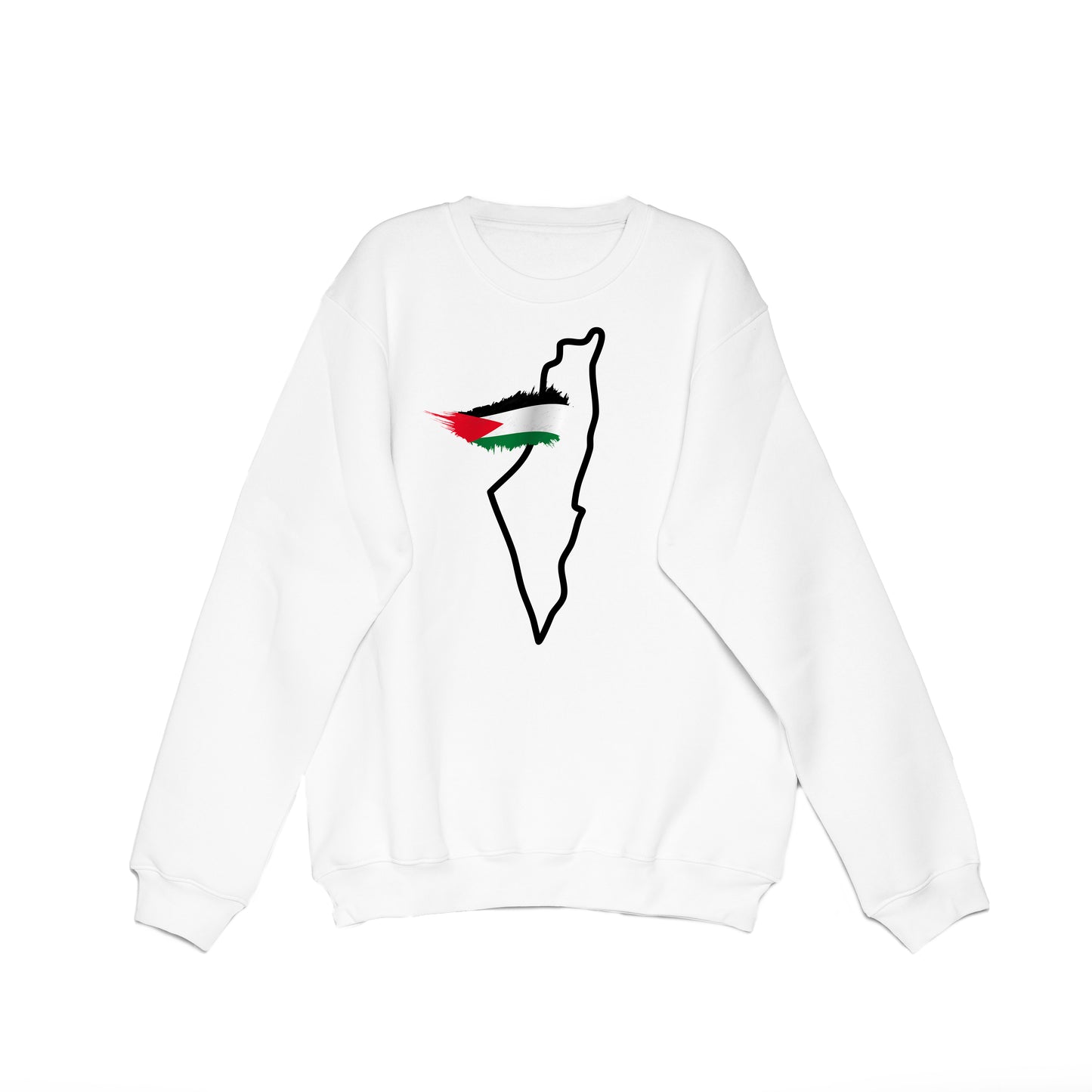 Palestinian Print Sweatshirt, by Re-Mind