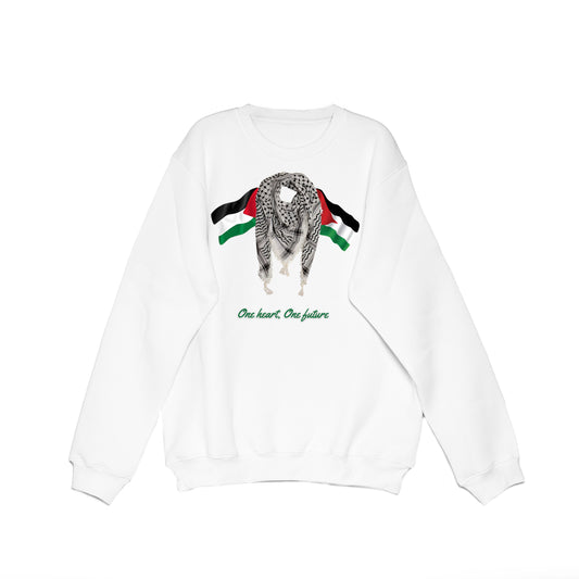 Palestinian Print Sweatshirt, by Re-Mind