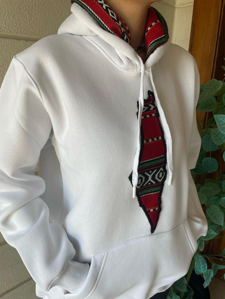 Palestinian Design Hoodie, by Dimazign