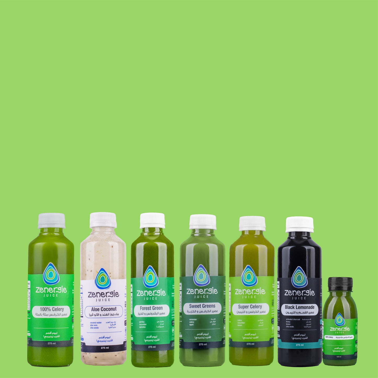 All Green 1 Day Detox, by Zenergie Juices