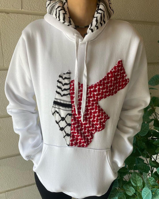 Palestinian/Jordanian Design hoodie, by Dimazign