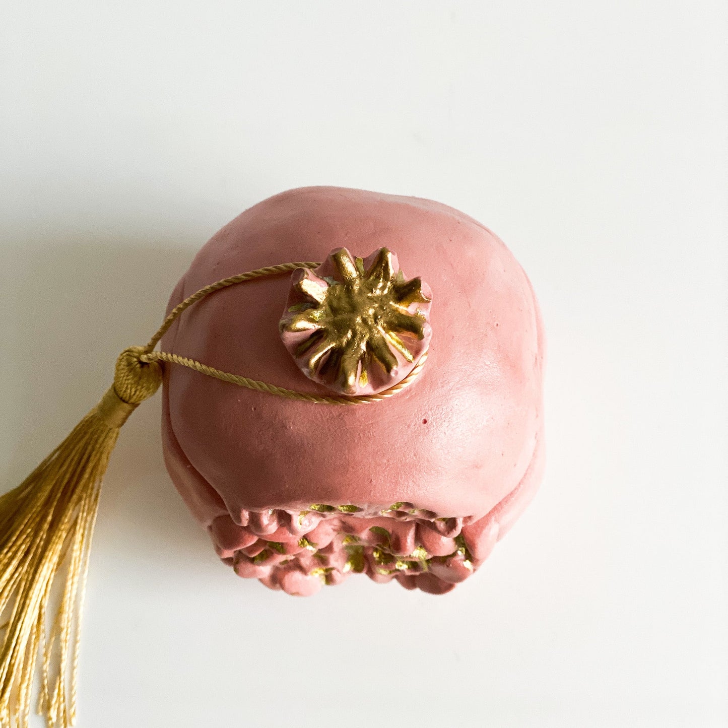 Pomegranate Candle in Stone, Pomegranate