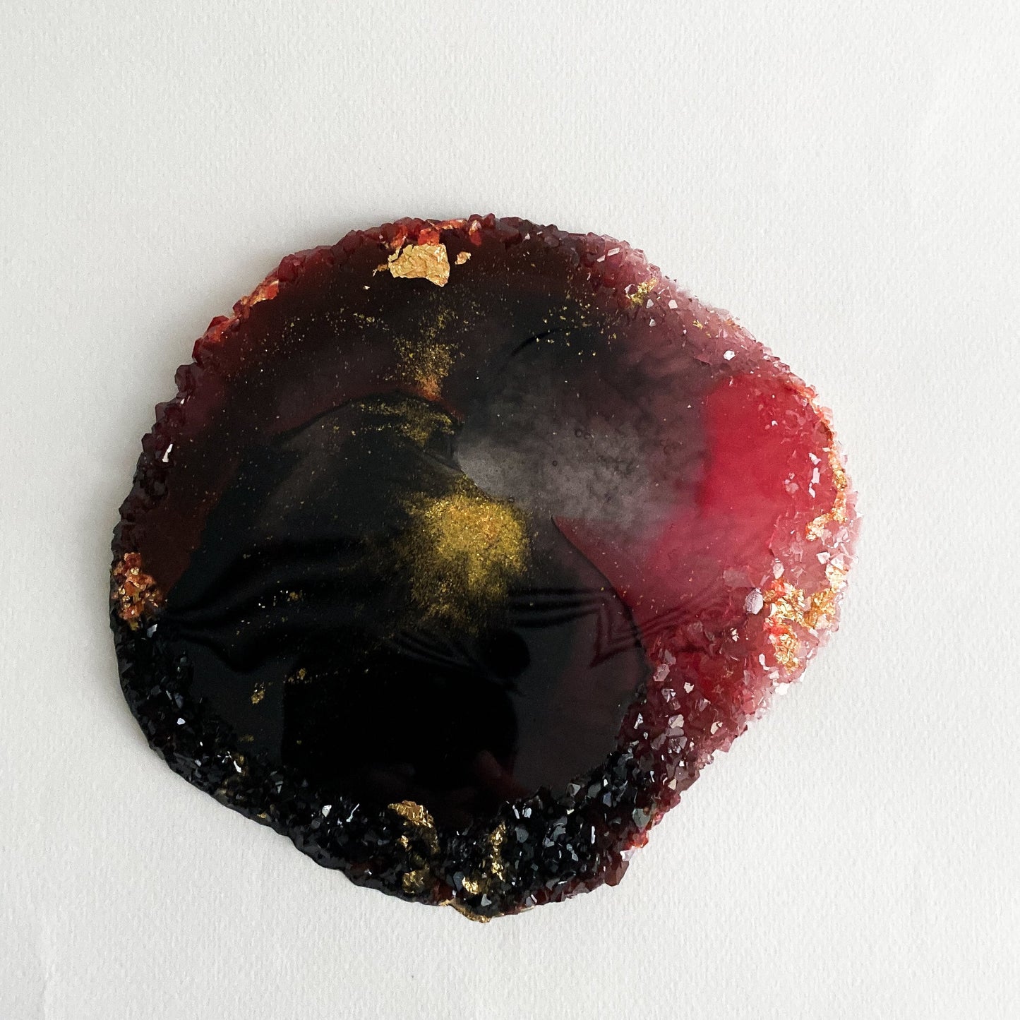 Resin Coaster, Pomegranate Collection