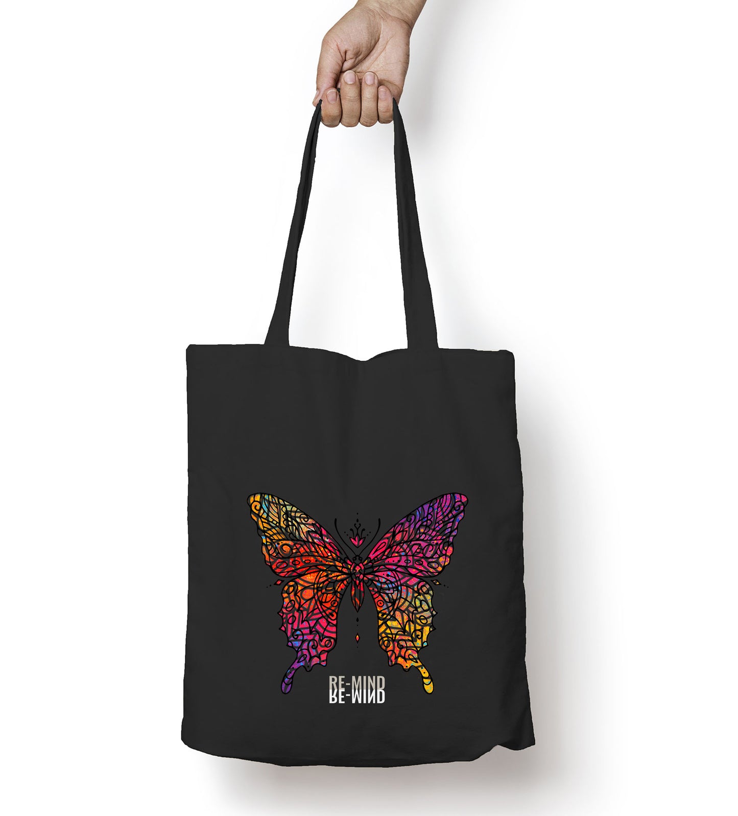 'Butterfly Mandala' tote bag, by Re-Mind'